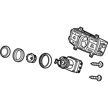 Acura 39050-TY3-C01 Panel Assembly, Center Switch (Navigation)