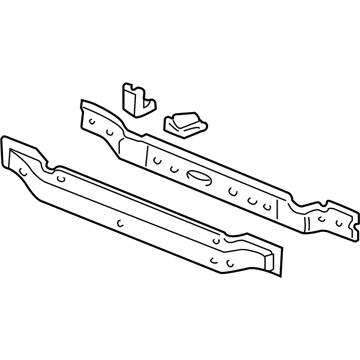 Acura 04603-SZ3-A03ZZ Crossmember Set, Front Bulkhead (Lower)