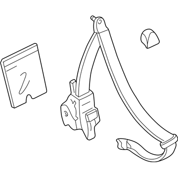 2001 Acura Integra Seat Belt - 04828-ST7-A05ZA