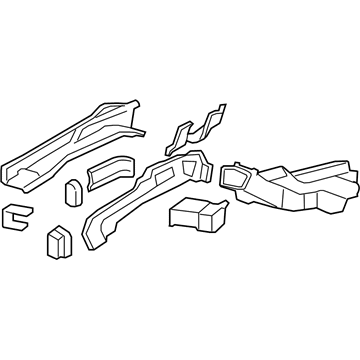 Acura 60910-STX-A01ZZ Frame Left, Front Side