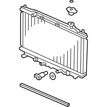 Acura 19010-RL8-A51 Radiator (Denso)