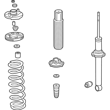 Acura 52610-SEP-A13 Rear Shock Absorber Assembly