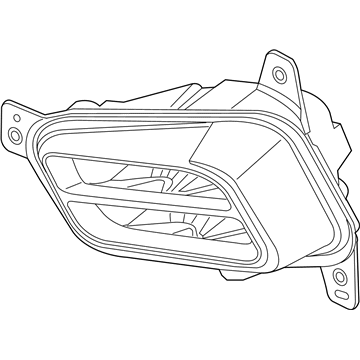 Acura 33950-TZ3-A01 Front L Foglight