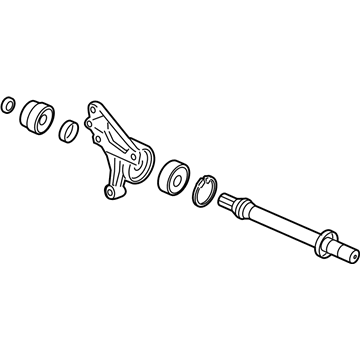 Acura 44500-TX4-A00 Mid Intermediate Shaft