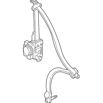 2003 Acura MDX Seat Belt - 04828-S3V-A05ZB