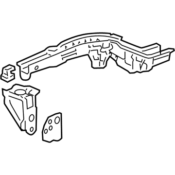 Acura 60810-STK-A01ZZ Frame Complete Right, Front Side