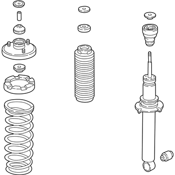 Acura 06521-SL0-950 Rear Shock Absorber Kit