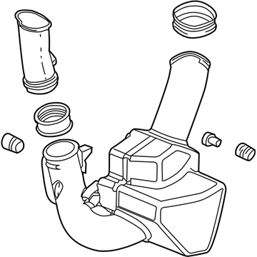 Acura 17230-RJA-A00 Chamber Assembly, Resonator