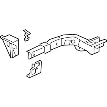 Acura 60810-TX4-A50ZZ Right Front Side Frame