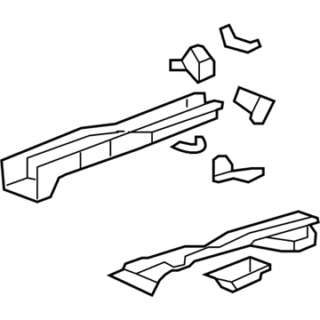 Acura 65660-STK-A01ZZ Frame, Left Rear