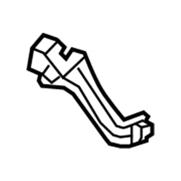 Acura 83757-TL0-G01ZA Base, Left Rear Grip (Premium Black)