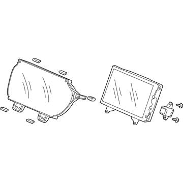 Acura 39810-TZ3-307 Display, Navigation