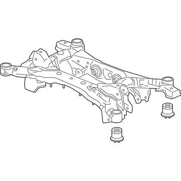 Acura 50300-TZ7-A03 Sub-Frame Assembly, Rear