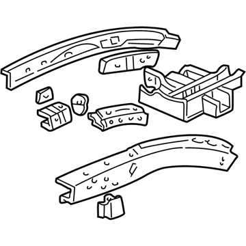 Acura 60910-S3V-A01ZZ Frame, Left Front Side