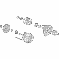 Acura MDX Alternator - 31100-RJA-A02 Alternator Assembly (Csd69) (Denso)