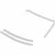 Acura 04733-SJA-E00 Rear Windshield Dam Rubber Set