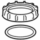 Acura 17046-T0A-000 Nut & Gasket Set, Fuel Lock