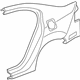 Acura 04646-TL2-A90ZZ Panel Set, Left Rear (Outer) (Dot)