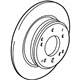 Acura 42510-SZ3-N00 Disk, Rear Brake Drum In