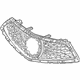 Acura 71121-TJB-A20 Base, Front Grille