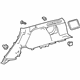 Acura 84619-TJB-A04ZA Rear Lining (Deep Black)